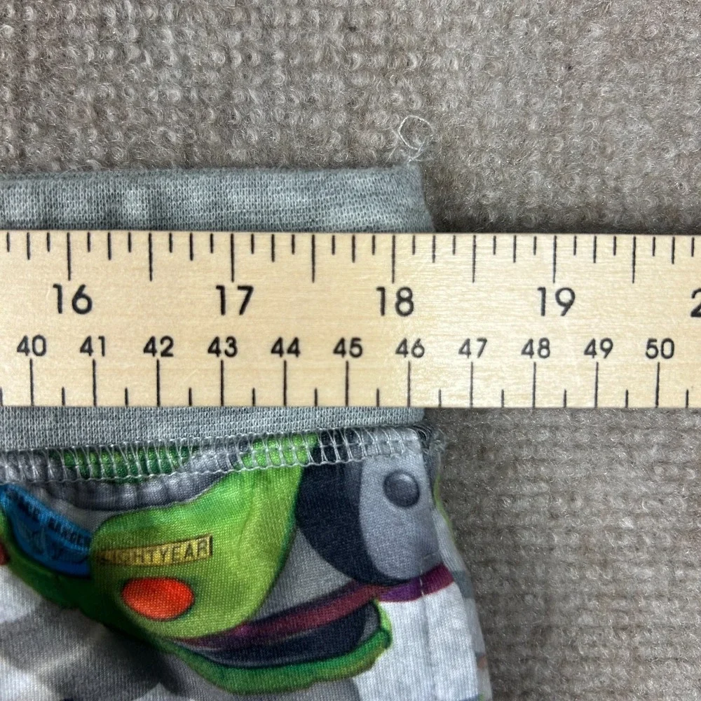 Disney Pixar Toy Story Buzz Lightyear Sleep Pants Unisex XL Gray Graphic Print